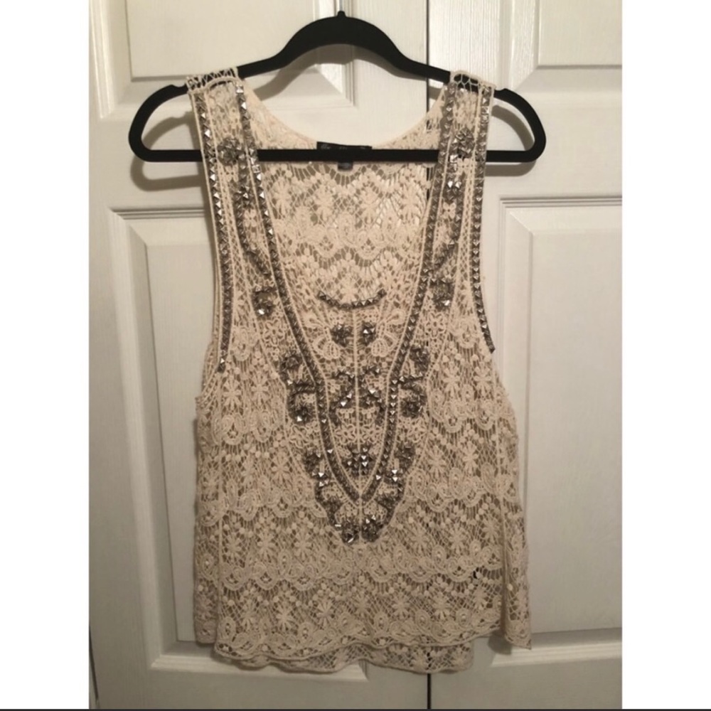 Filtre crochet tank top